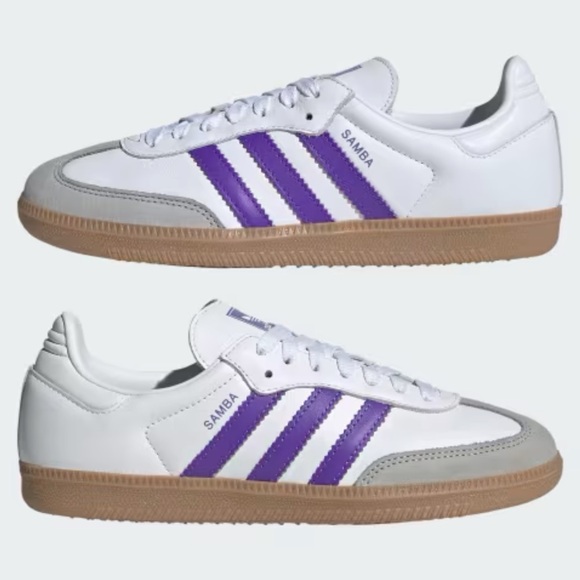 adidas gazelle silver green womens ADIDAS sneakers js1317 women's samba og w purple leather main image 0
